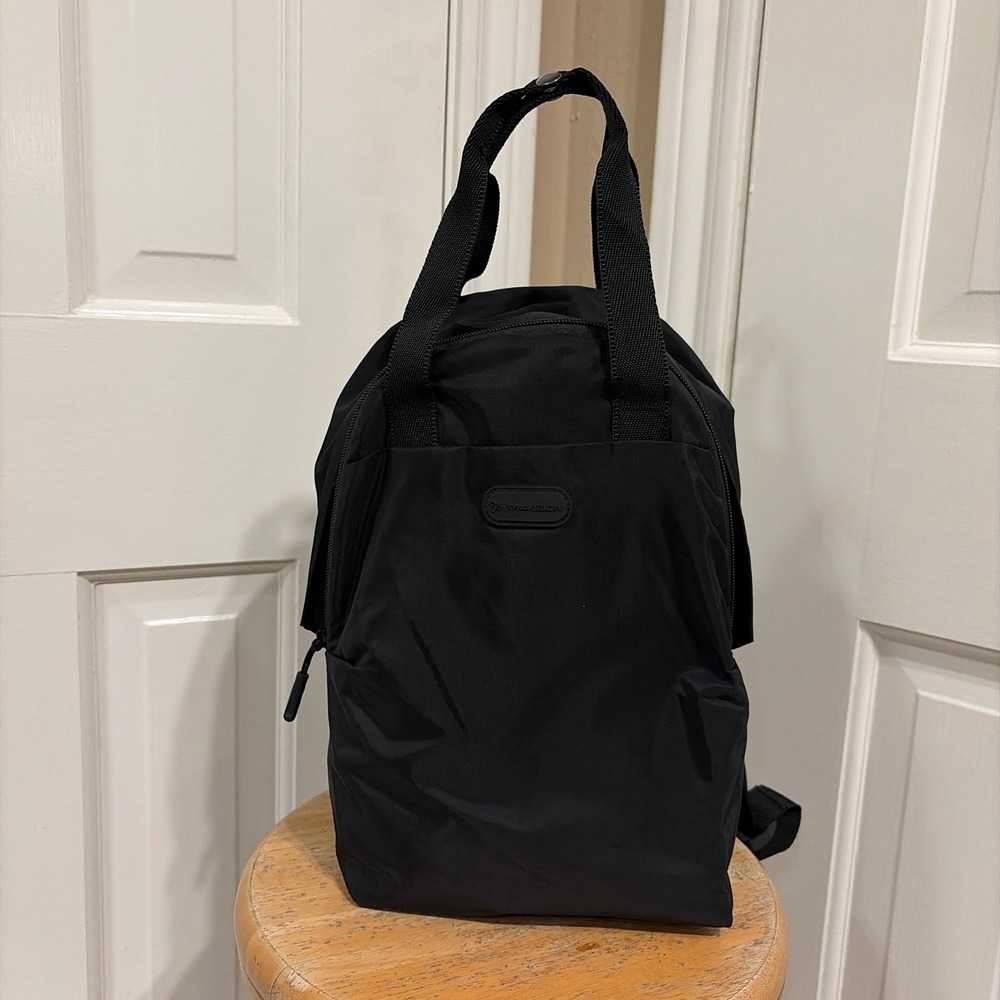 Travelon Unisex Anti-Theft Backpack Black OS Nylon Travel Bag